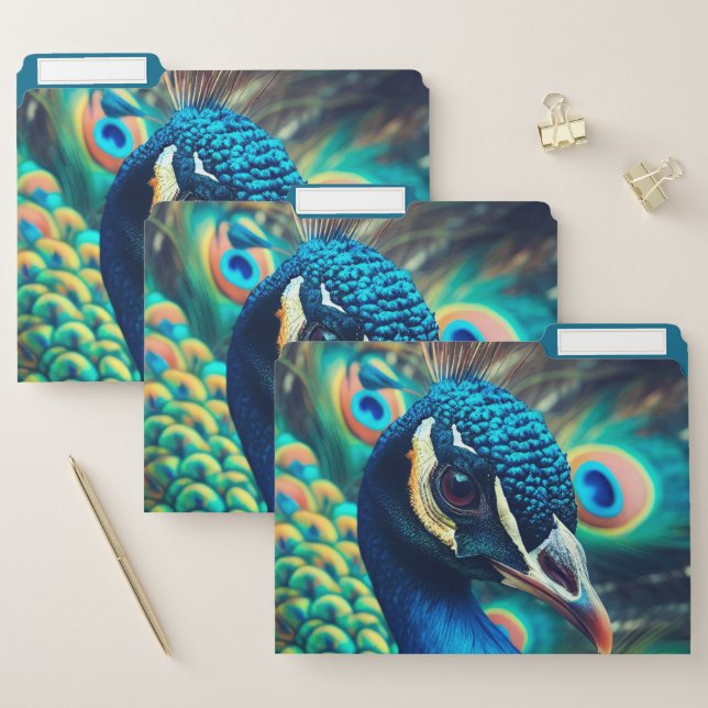 Peacock Profile File Folder (Set)
