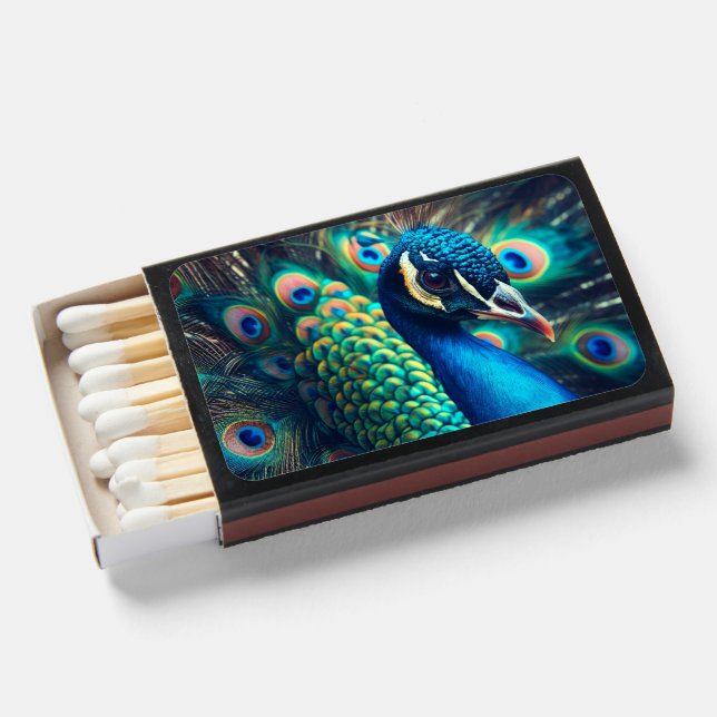 Peacock Profile Matchboxes (Front Open)