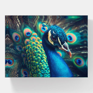 Peacock Profile Paperweight