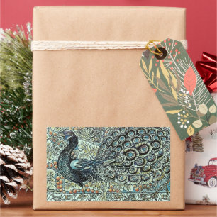 Peacock Rectangular Sticker