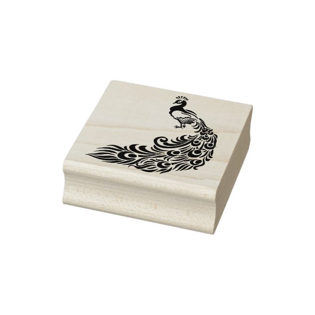 Peacock Rubber Stamp (Stamp)
