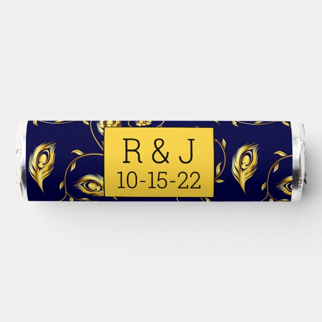 Peacock Sari Pattern Breath Savers® Mints (Front)