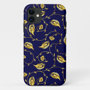 Peacock Sari Pattern iPhone 11 Case