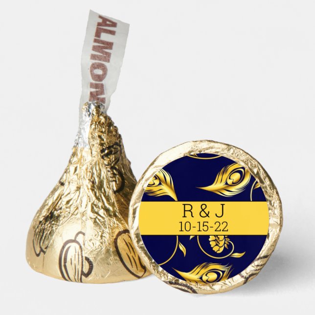 Peacock Sari Pattern Hershey®'s Kisses® (Front)