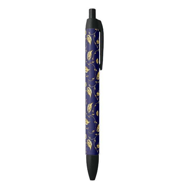 Peacock Sari Pattern Pen (Bottom (Vertical))