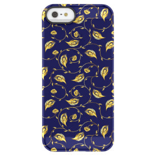 Peacock Sari Pattern Permafrost iPhone SE/5/5s Case