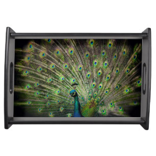 Peacock Serving Tray