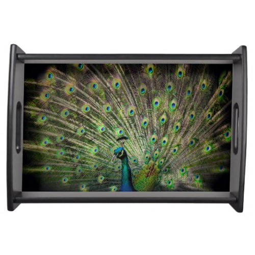 Peacock Serving Tray