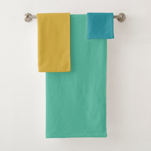 Peacock Solids combo Bath Towel Set