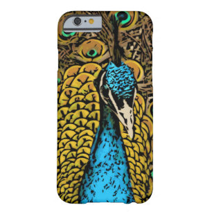 Peacock Splendor Illustration Barely There iPhone 6 Case