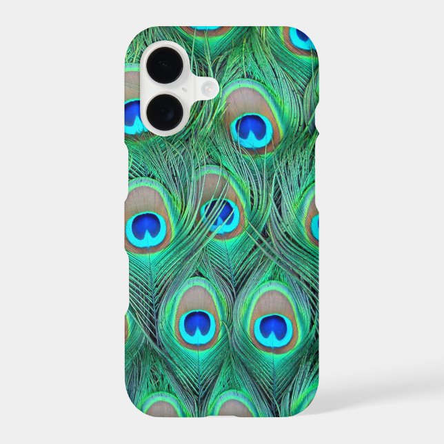 Peacock Splendor Iphone Case (Back)