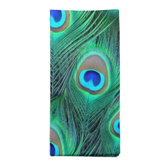 Peacock Splendor Napkin (Folded)