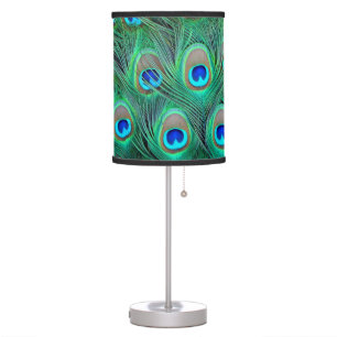 Peacock Splendor Table Lamp