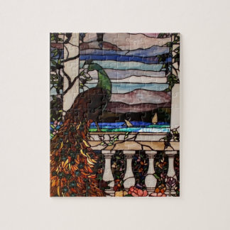 Peacock Stained Glass Puzzle