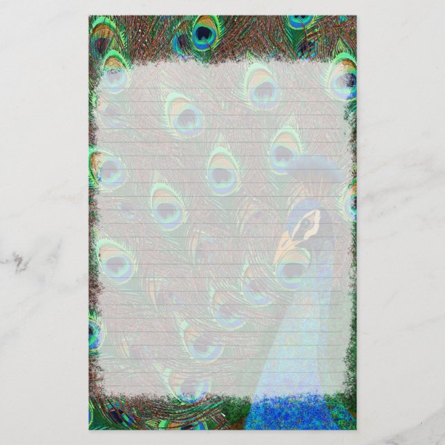 Peacock Stationery (Front)