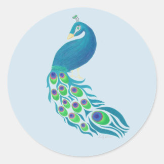 Peacock stickers