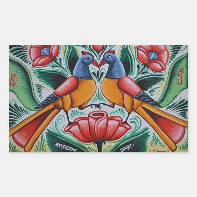 Peacock stickers (Front)