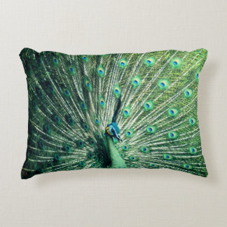 Peacock Strut Accent Pillow