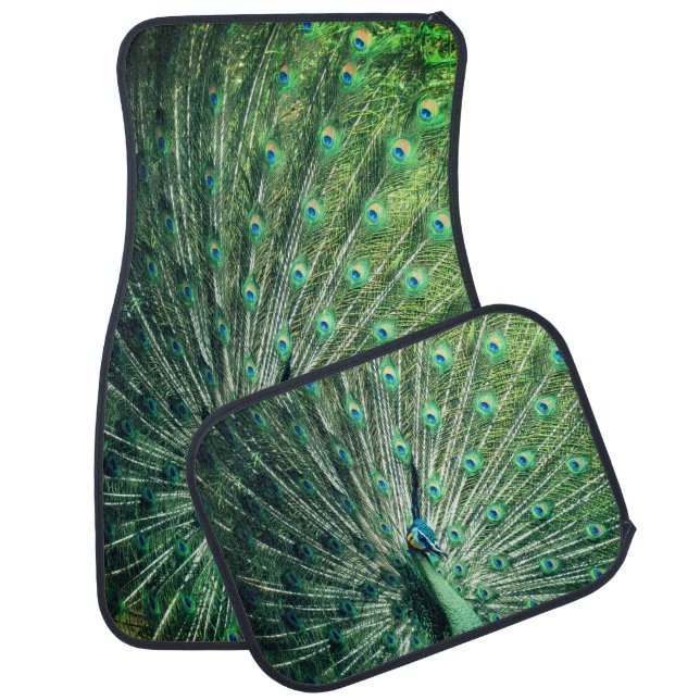 Peacock Strut  Car Floor Mat (Set)