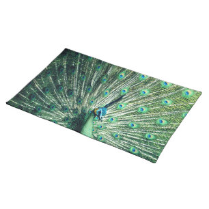 Peacock Strut Cloth Placemat