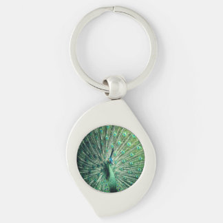 Peacock Strut Keychain