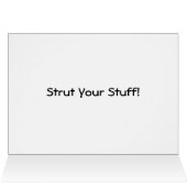 Peacock (Strut Your Stuff) card (Inside Horizontal (Top))