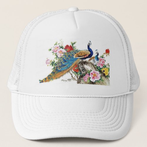 Peacock Sun Hat Summer Sunshine Hat