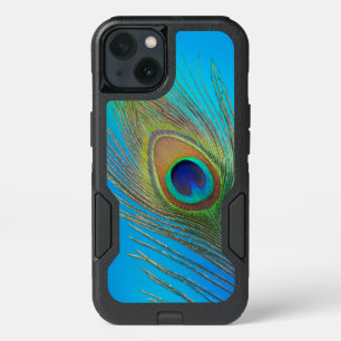 Peacock Tail Feather iPhone 13 Case