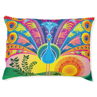 Peacock Tail Pet Bed