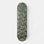 Peacock Tail Skateboard Deck at Zazzle