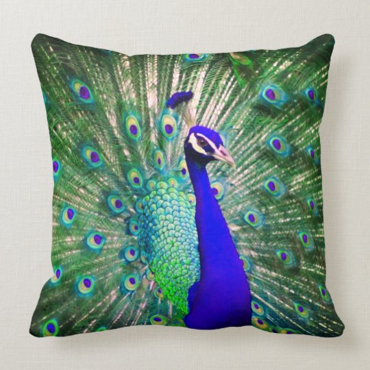 Peacock Throw PIllow Zazzle Com   Peacock Throw Pillow Rd738839f65624493b85dbe01562dfc0e 6s3og 8byvr 540 