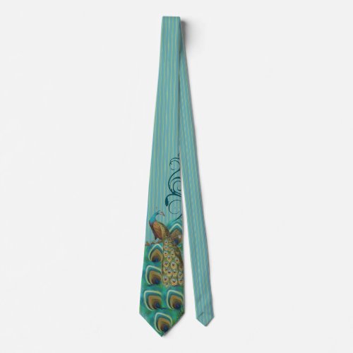 Peacock Tie For Weddings and Special Occasions