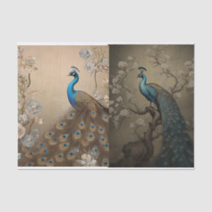 Peacock Tissue Page Paper