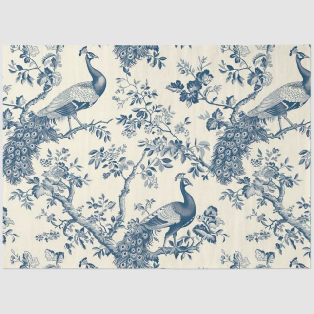 Peacock Tissue Paper (Front)