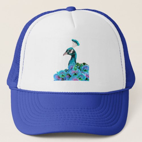 Peacock Trucker Hat