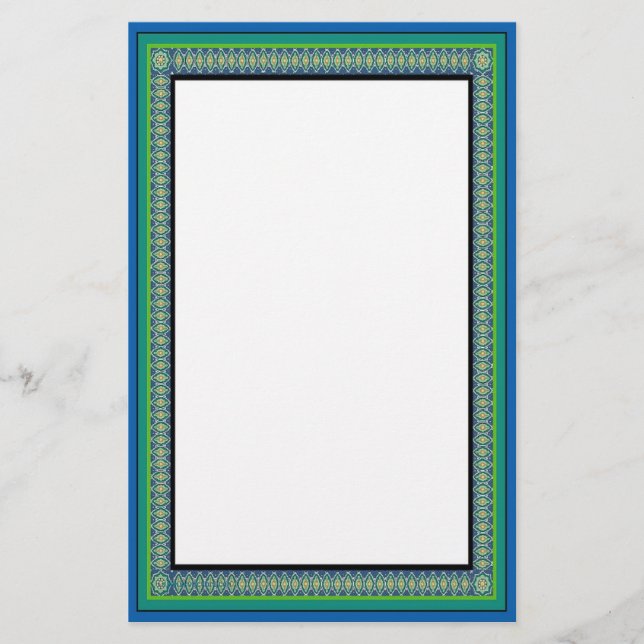 Peacock Walk Stationary Stationery (Front)