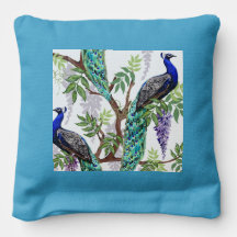 Peacock Wedding Cornhole Bags