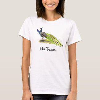 Peacock Wedding Maid of Honor T-Shirt