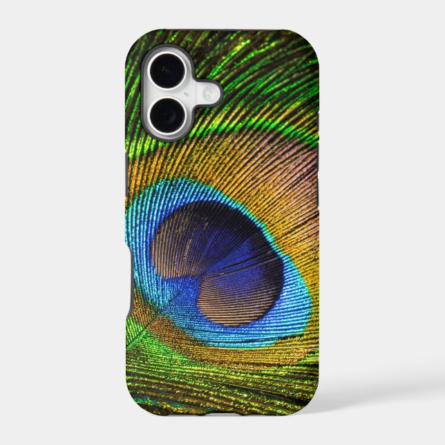 Peacocked Iphone Case (Back)