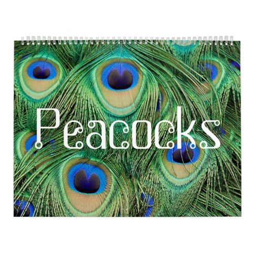 Peacocks Calendar
