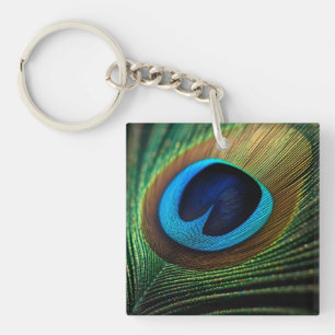 Peacock's Jewel Keychain