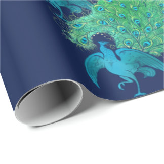 Peacocks Peacock Feather Art "Peacock lover" Wrapping Paper