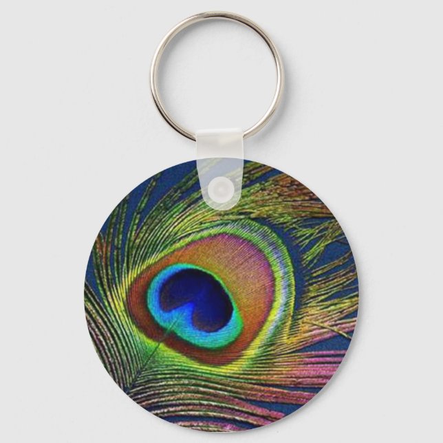 peacocky keychain (Front)