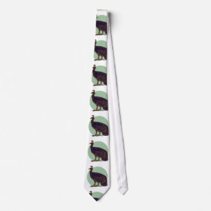 Peafowl: Impressionistic Congo Hen Tie