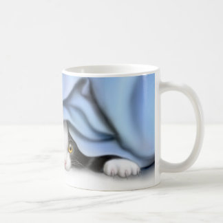 Peak-a-Boo Kitty Cat Mug