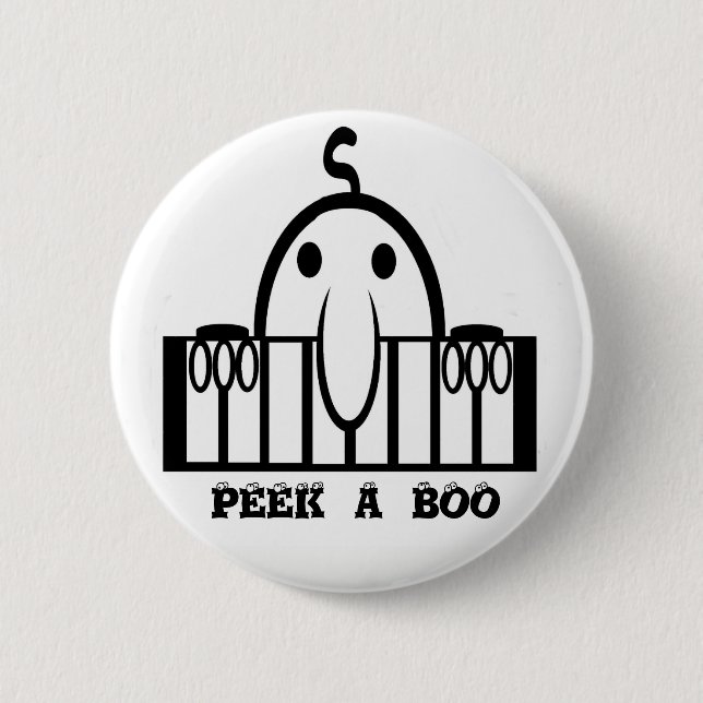 Peak-a-Boo Peeper Button (Front)