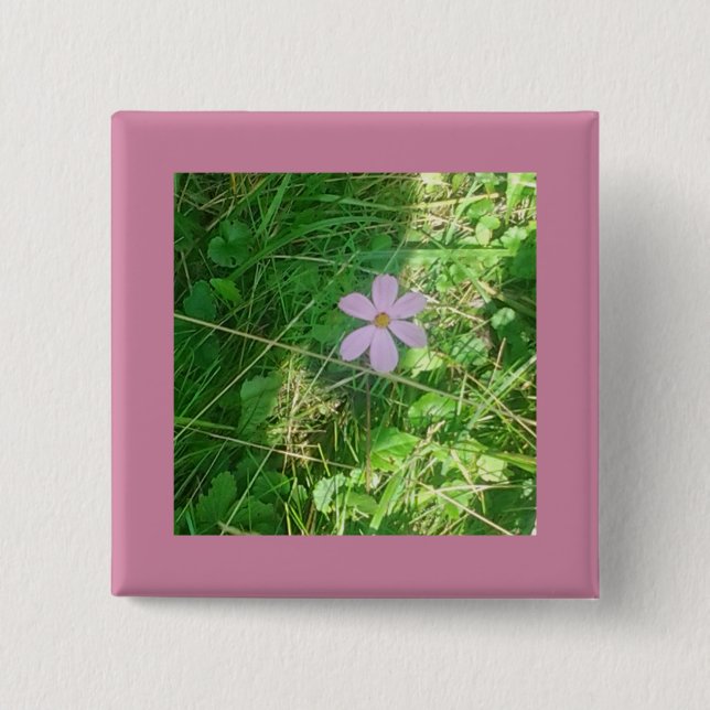 Peak-a-boo Pink Button (Front)