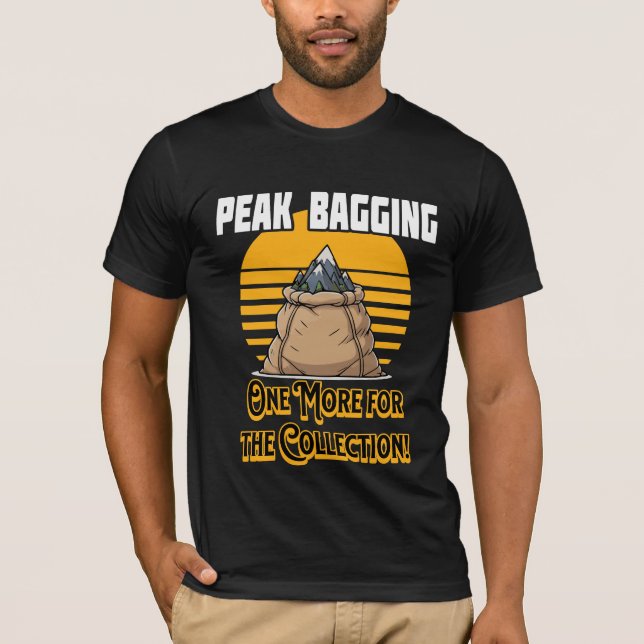 Peak Bagging Mountain T Shirt (Front)