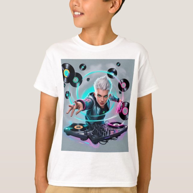 Peak Beats: DJ on the Summit" T-Shirt (Front)