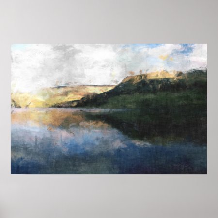 Peak District Reflections Poster